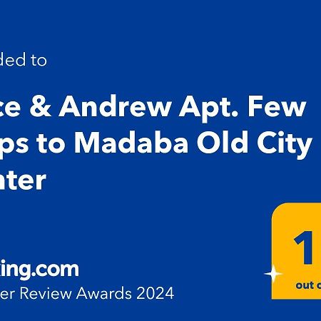 Alice & Andrew Apt. Few Steps To Madaba Old City Center Esterno foto